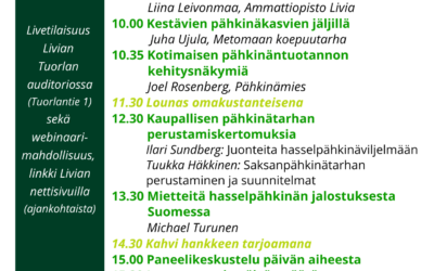 Pähkinäntuotantopäivä 12.2.2025 Ammattiopisto Liviassa