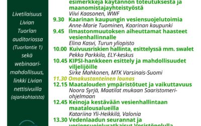 Kestävän maatalouden seminaari 4.4.2025 Ammattiopisto Liviassa